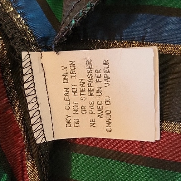 Vtg Talbots Taffeta Skirt - Picture 8 of 9